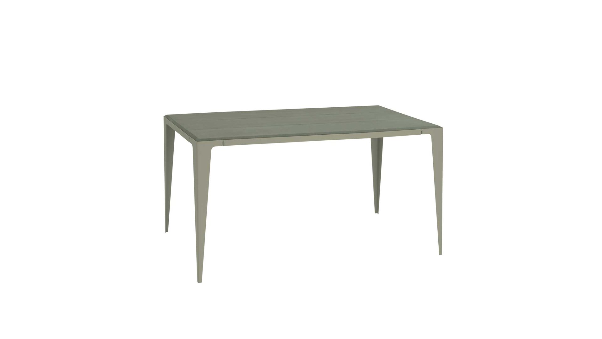 Tisch Wye aus Holz Mischgewebe Naturfaser in Grün Tisch Esstisch 160 chamfer Lavendelblatt-grün, 160 x 72 x 85 cm