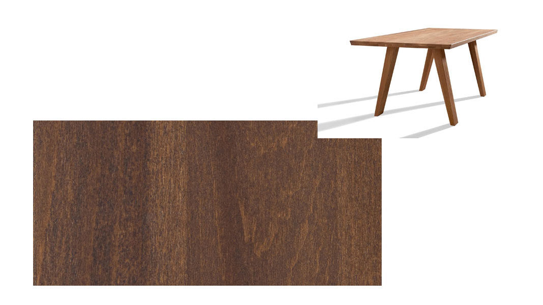 Tisch Gaderform möbel gmbh aus Holz in Nussbaum Esstisch Tisch Dolomit 160 x 90 cm Nussbaum