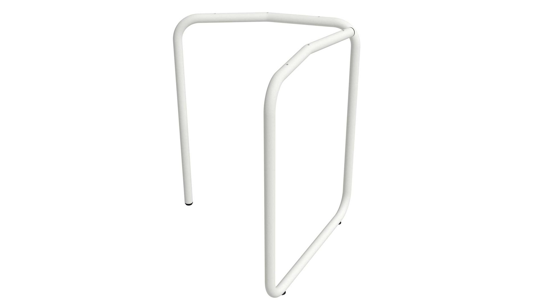 Tischgestell Joval gmbh aus Aluminium in Weiß Faltbares Tischgestell Helios Reinweiß