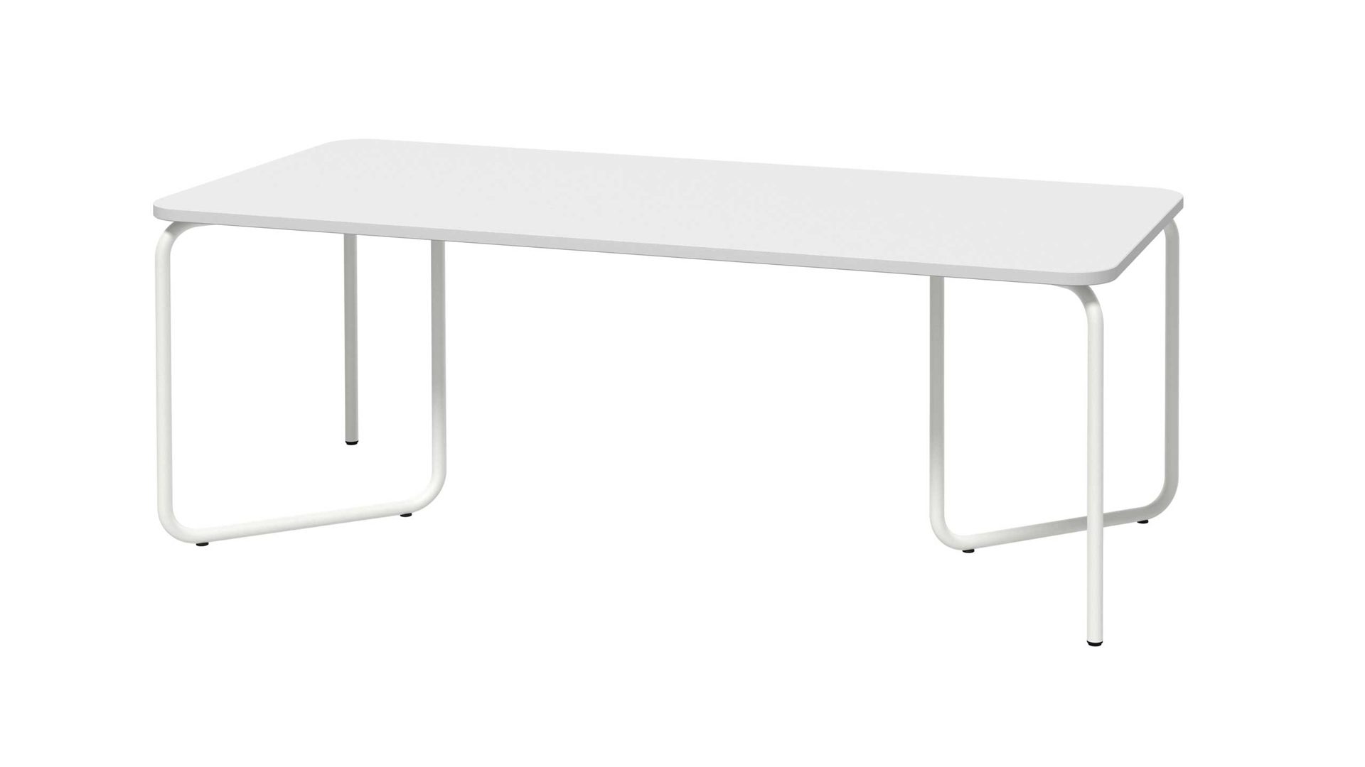 Tischgestell Joval gmbh aus Aluminium in Weiß Faltbares Tischgestell Helios Reinweiß