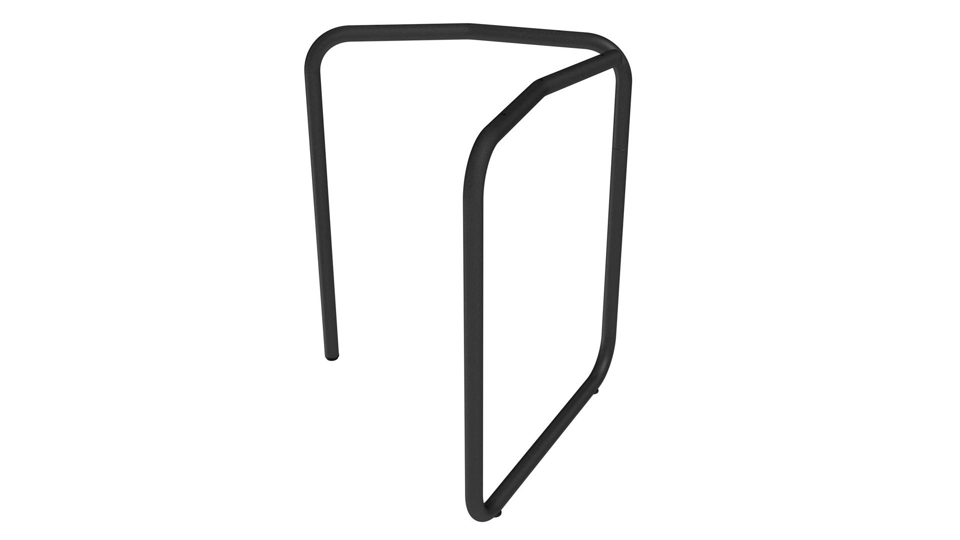 Tischgestell Joval gmbh aus Aluminium in Schwarz Faltbares Tischgestell Helios Tiefschwarz