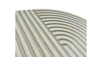 Haushaltswaren Wye aus Holz Mischgewebe Naturfaser in Hellgrau Küchenbrett L1 Schneidebrett LINES Seiden-grau