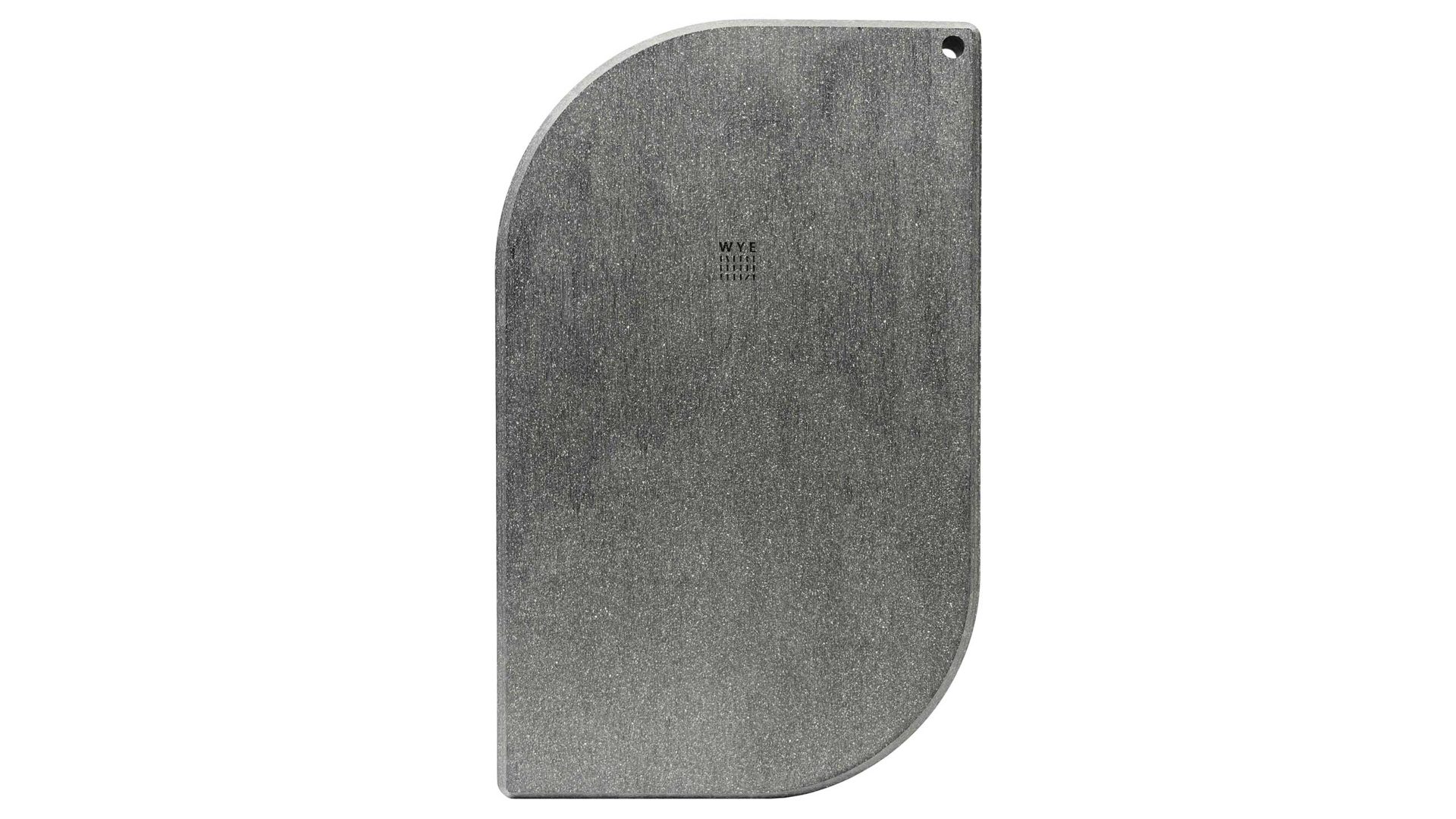 Haushaltswaren Wye aus Holz Mischgewebe Naturfaser in Schwarz Küchenbrett L1 Schneidebrett LINES Schiefer-schwarz