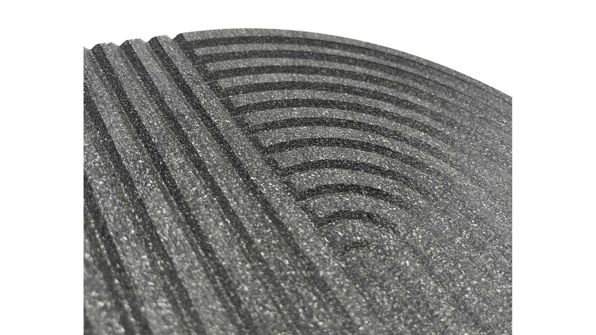 Haushaltswaren Wye aus Holz Mischgewebe Naturfaser in Schwarz Küchenbrett L1 Schneidebrett LINES Schiefer-schwarz