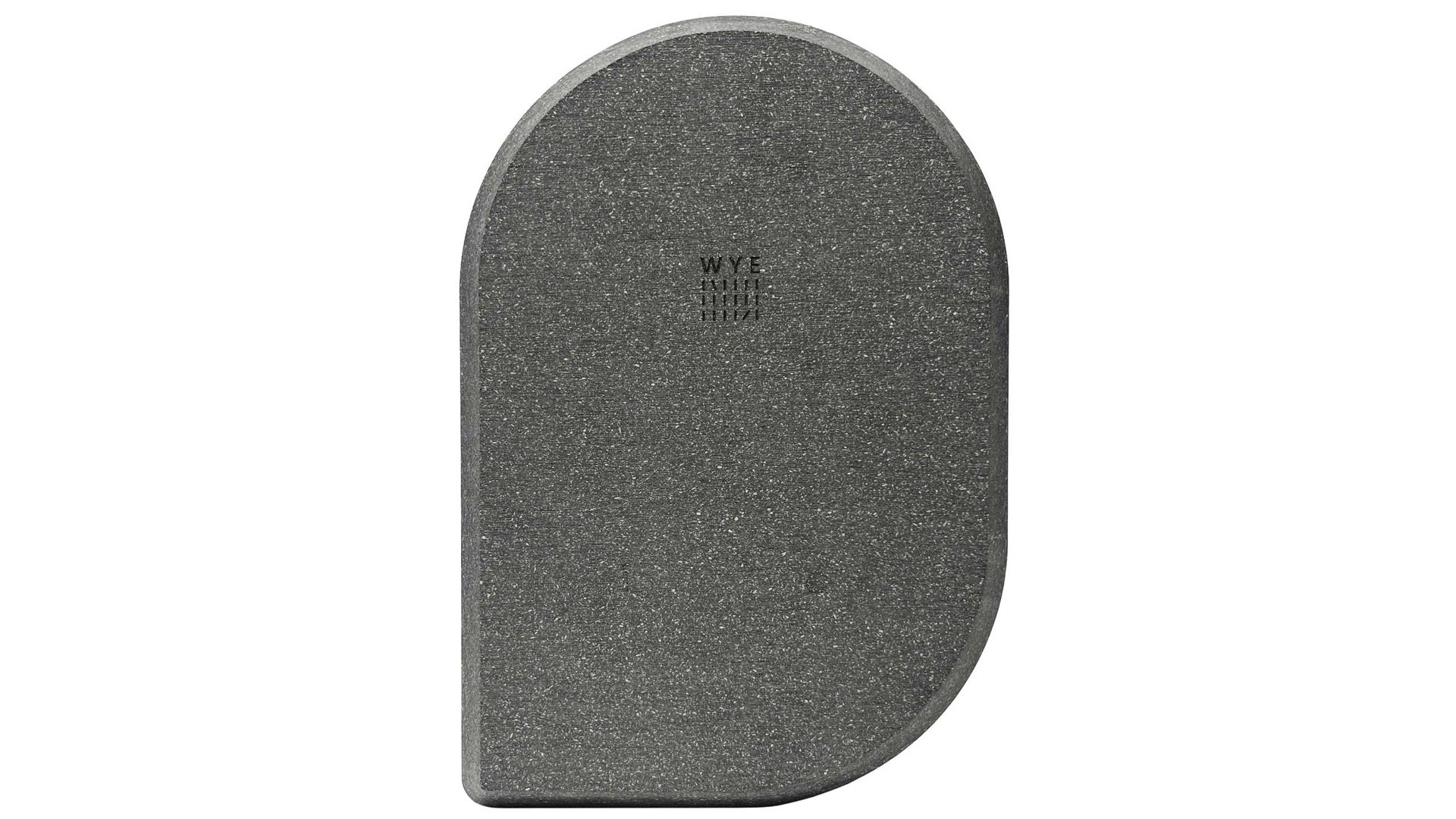 Haushaltswaren Wye aus Holz Mischgewebe Naturfaser in Schwarz Küchenbrett L2 Schneidebrett CURVE Schiefer-schwarz