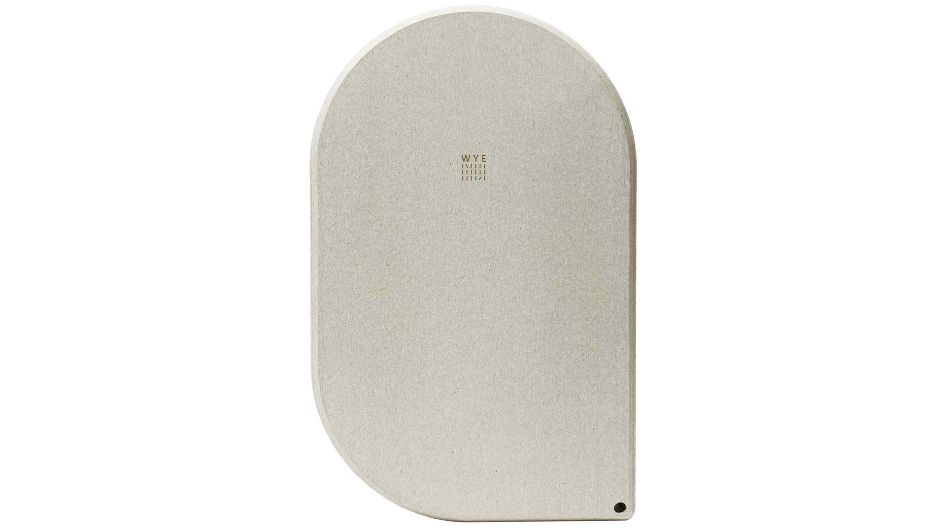 Haushaltswaren Wye aus Holz Mischgewebe Naturfaser in Hellgrau Küchenbrett N1 Schneidebrett NINE Seiden-grau