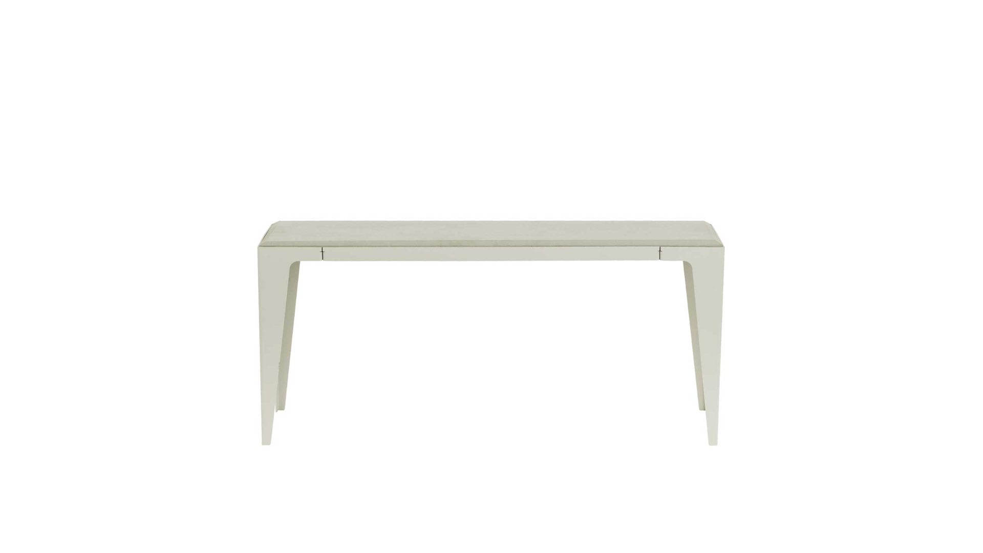 Sitzbank Wye aus Holz Mischgewebe Naturfaser in Grau Sitzbank Bank chamfer 120 cm Seiden-grau, Neolign, Stahlblech