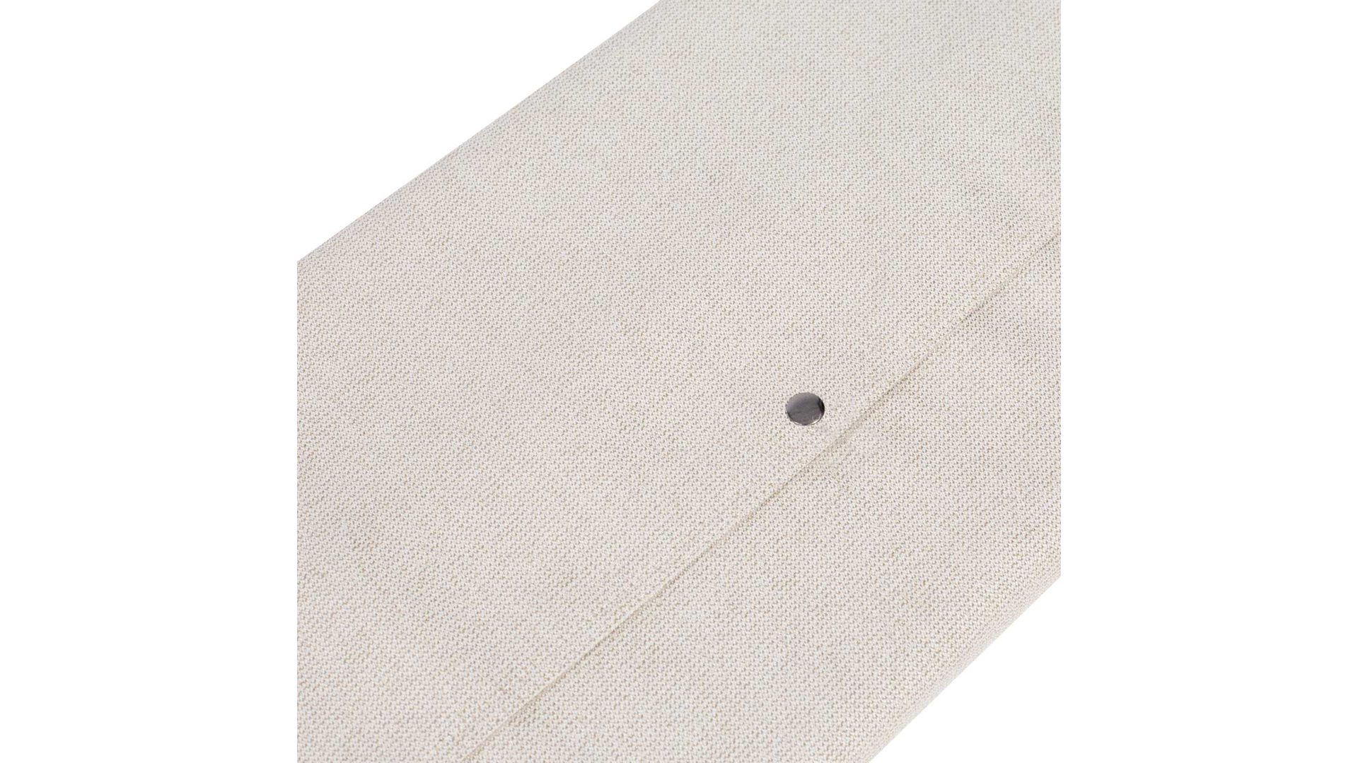 Kissen Wye aus Mischgewebe Naturfaser Textil in Grau Sitzkissen Kissen chamfer 120 Seiden-grau, Cradle to Cradle Textil