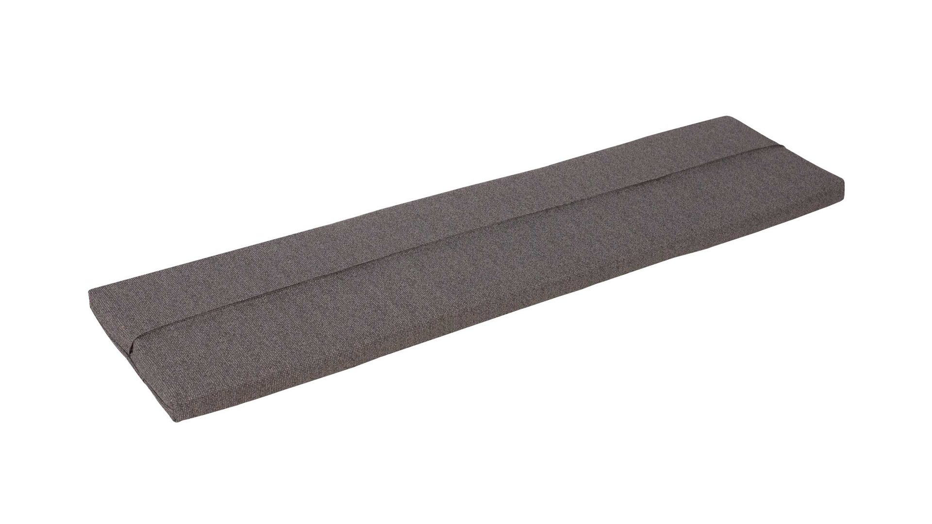 Kissen Wye aus Mischgewebe Naturfaser Textil in Schwarz Sitzkissen Kissen chamfer 120 Schiefer-schwarz, Cradle to Cradle Textil