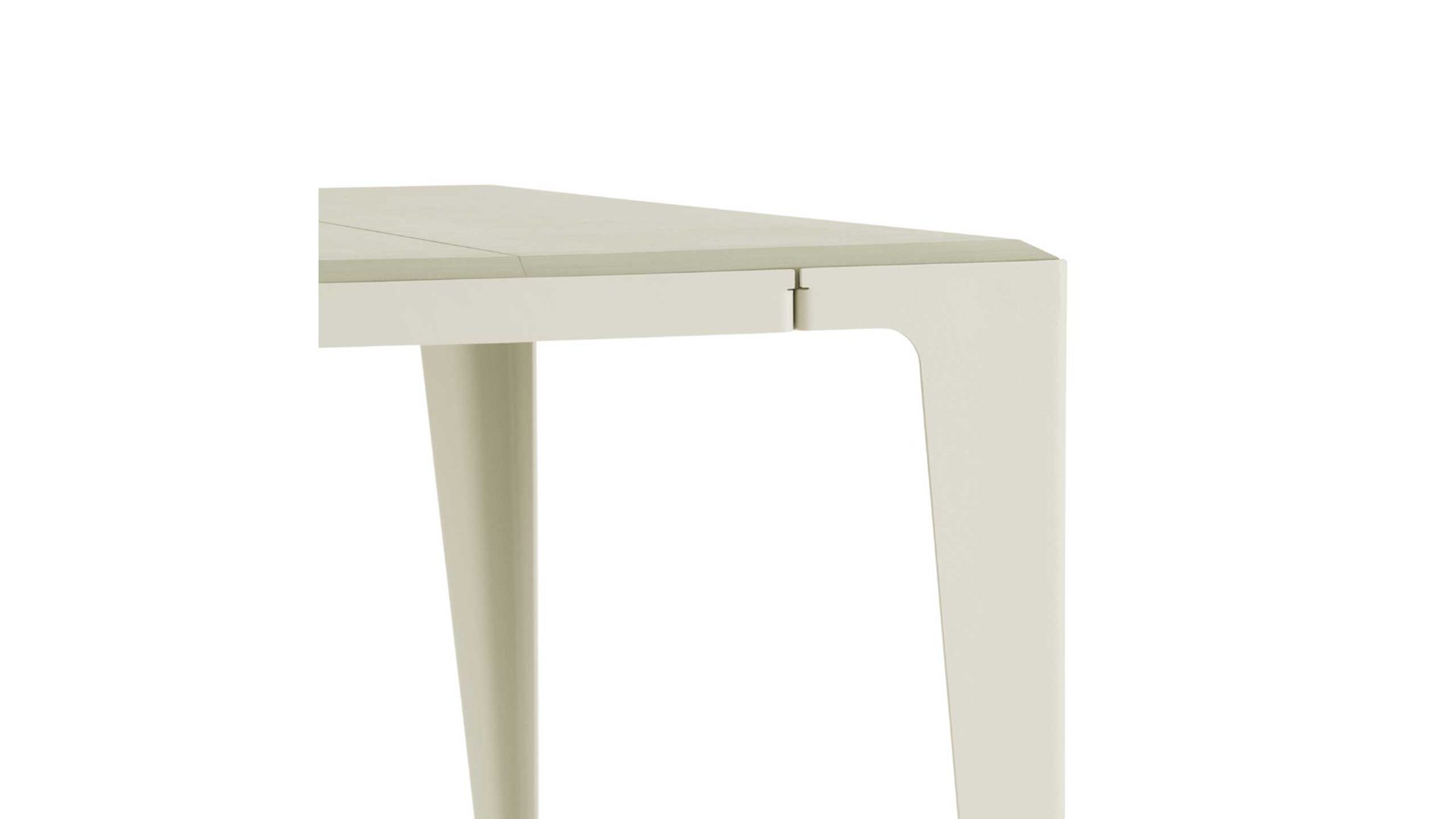 Tisch Wye aus Holz Mischgewebe Naturfaser in Grau Tisch Esstisch 160 chamfer Seiden-grau, 160 x 72 x 85 cm