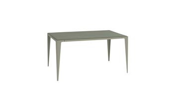 Tisch Wye aus Holz Mischgewebe Naturfaser in Grün Tisch Esstisch 160 chamfer Lavendelblatt-grün, 160 x 72 x 85 cm