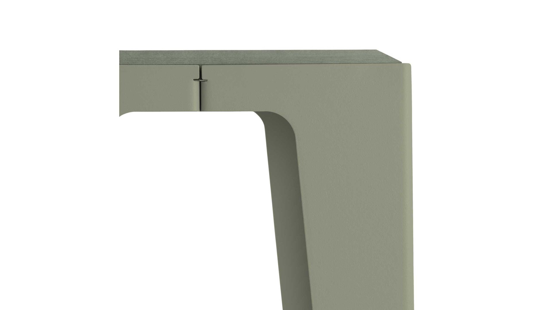 Hocker Wye aus Holz Mischgewebe Naturfaser Metall in Dunkelgrün Konsole Barhocker Stele chamfer Lavendelblatt-grün, Neolign, Stahlblech