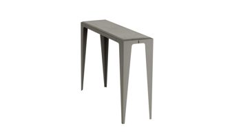 Konsole Wye aus Holz Mischgewebe Naturfaser in Schwarz Konsole 100 chamfer Schiefer-schwarz, ca. 100 x 72 x 28 cm