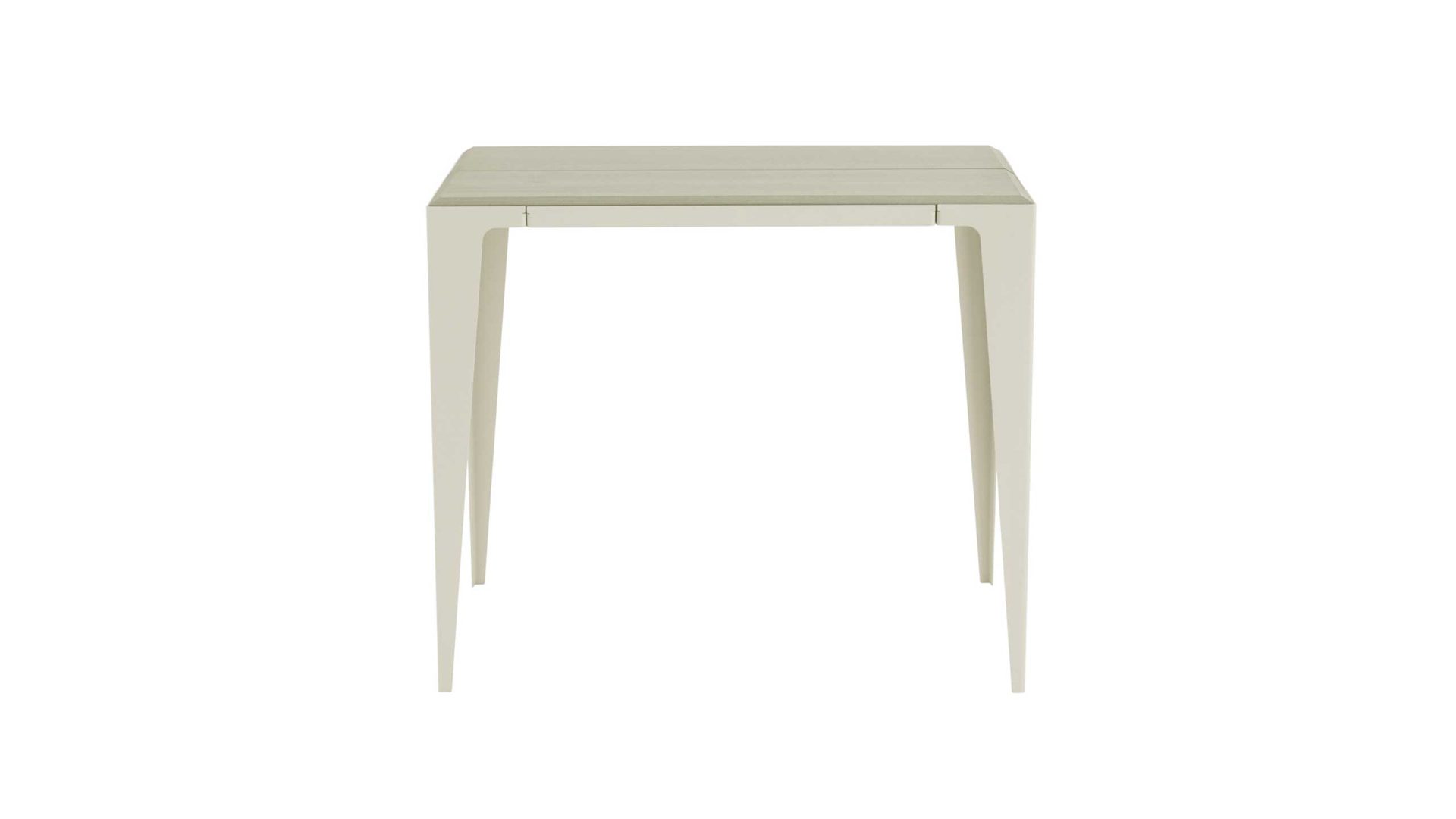 Tisch Wye aus Holz Mischgewebe Naturfaser in Grau chamfer kleiner Tisch Gueridon Seiden-grau, ca. 85 x 72 x 55 cm