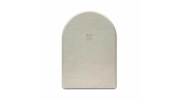 Haushaltswaren Wye aus Holz Mischgewebe Naturfaser in Hellgrau Küchenbrett F2 Schneidebrett FORMS Seiden-grau