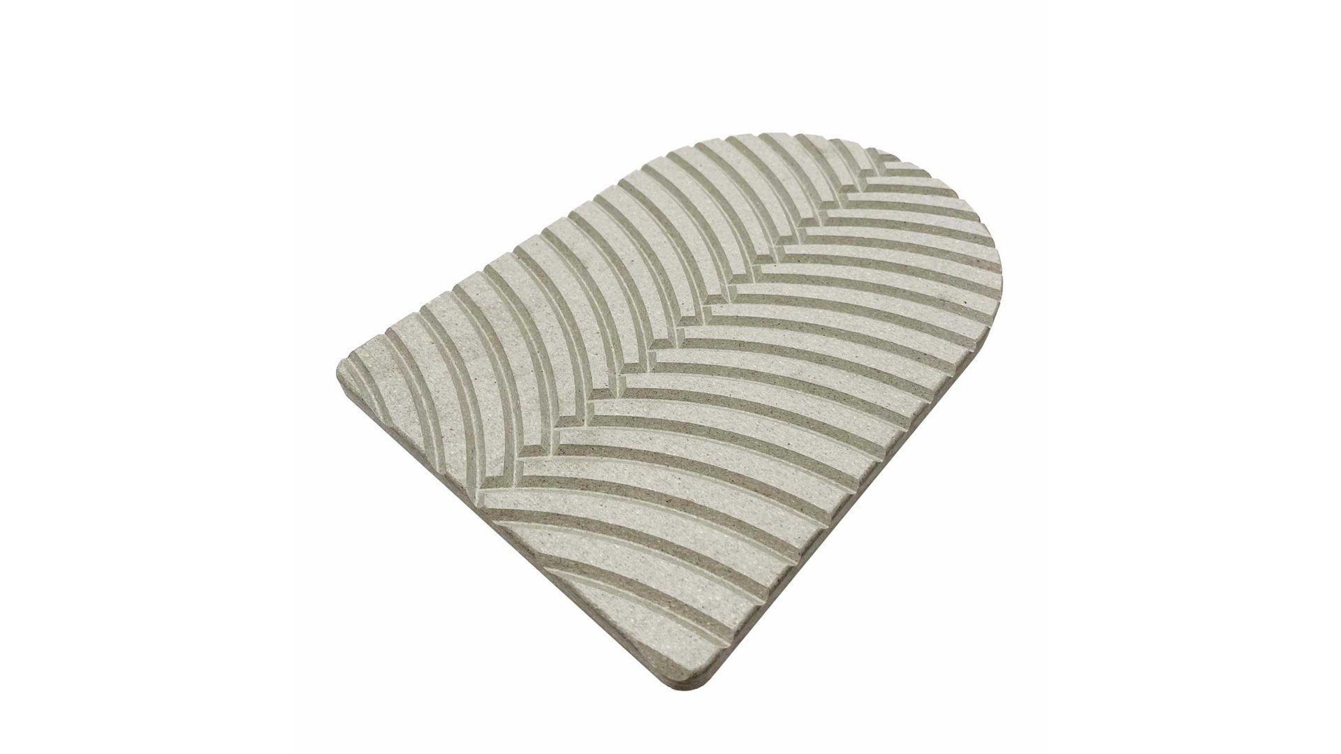 Haushaltswaren Wye aus Holz Mischgewebe Naturfaser in Hellgrau Küchenbrett F2 Schneidebrett FORMS Seiden-grau