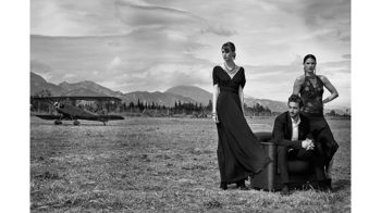 Bild Möbelforever aus Aluminium Glas in Schwarz Weiß FULL STOP - Bild hinter Acrylglas rahmenlos ca. 120 x 80 cm