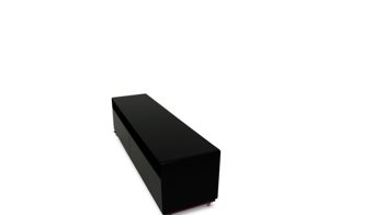 Sideboard Müller möbelfabrikation aus Metall in Schwarz Sideboard Lowboard Mobile Line R110 Vintage Lackierung RAL 9005 seidenmatt tiefschwarz